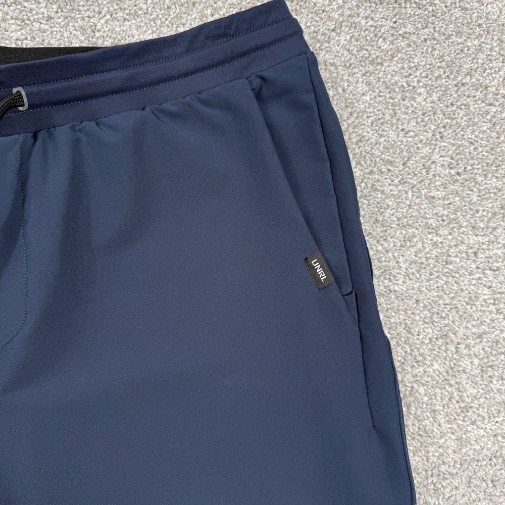UNRL Apex Performance Jogger Pants Men's XL Navy Stretch Golf Travel Athletic - Picture 8 of 14
